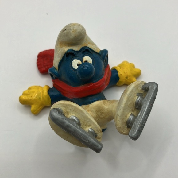 Vintage 80-90’s Smurf Mini Sculpture Collectible Decorations - Picture 12 of 16